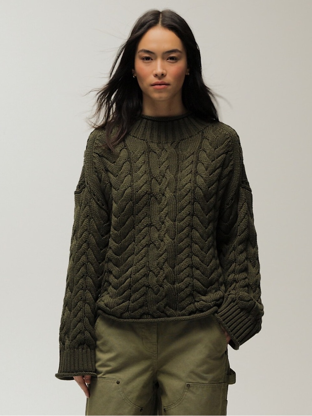 J.Crew 2025 Rollneck™ Cable-Knit Sweater